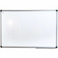 Viztex&reg; Porcelain Magnetic Dry Erase Board with an Aluminium Frame - 48" x 36" - FCVPM4836A