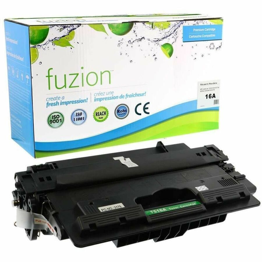 fuzion Compatible Toner for HP Q7516A (16A) - Black