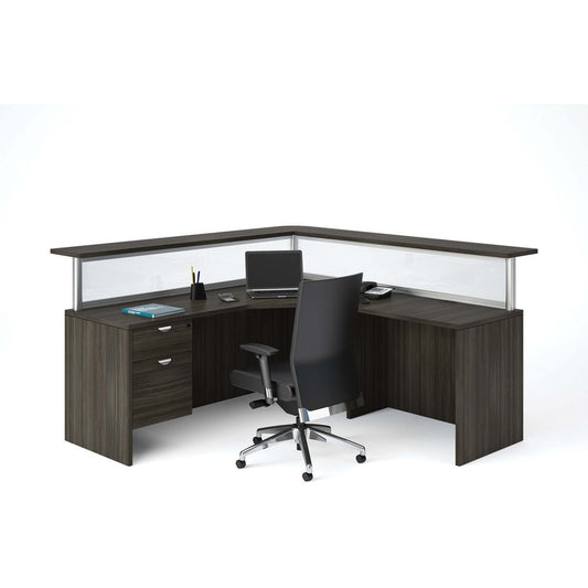 Heartwood Innovations Grey Dusk Laminate Desking