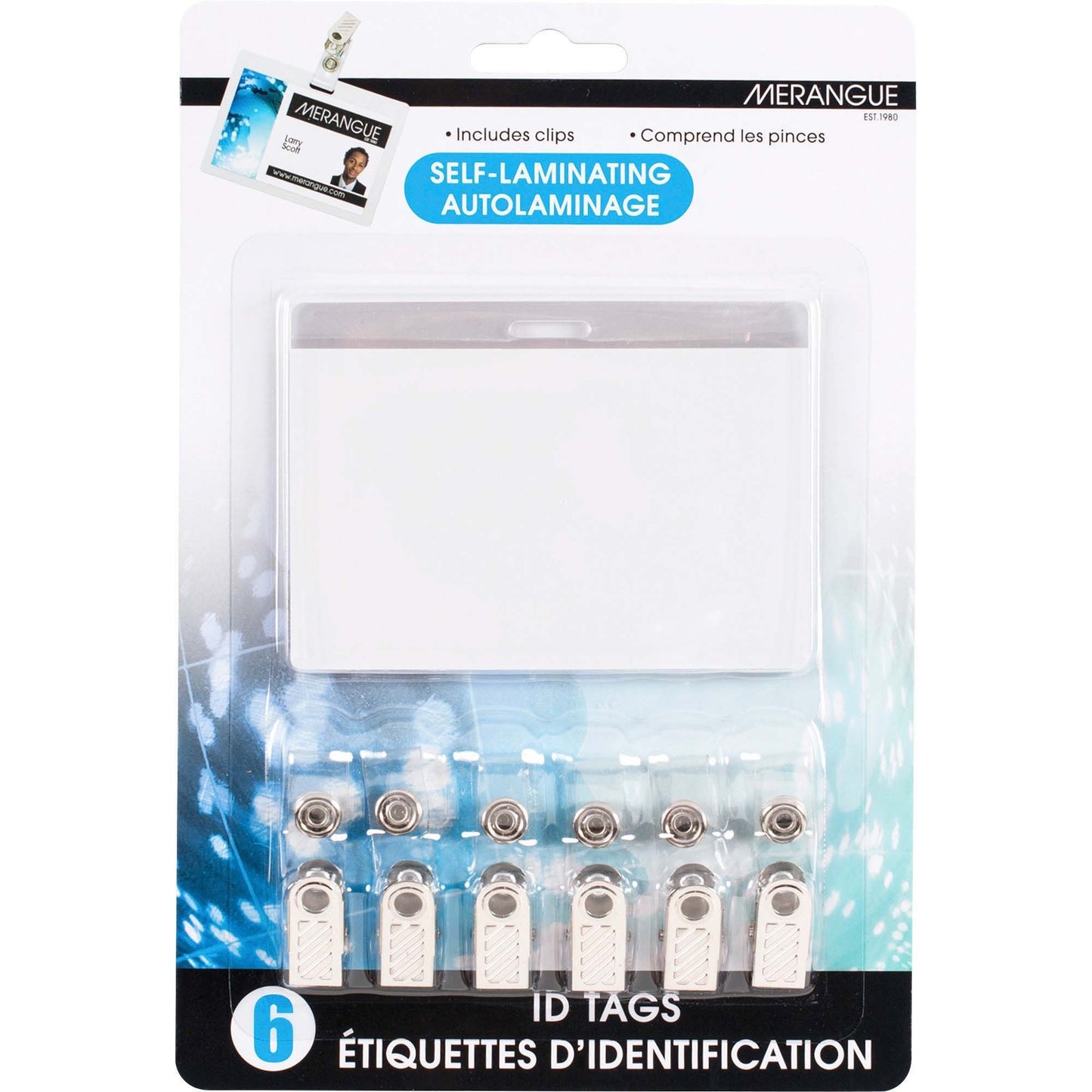 Merangue Self-Laminating ID Tags