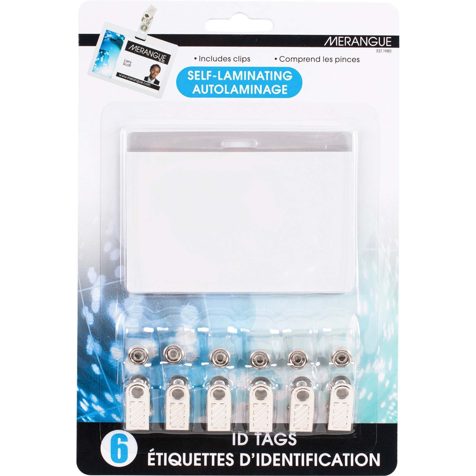 Merangue Self-Laminating ID Tags