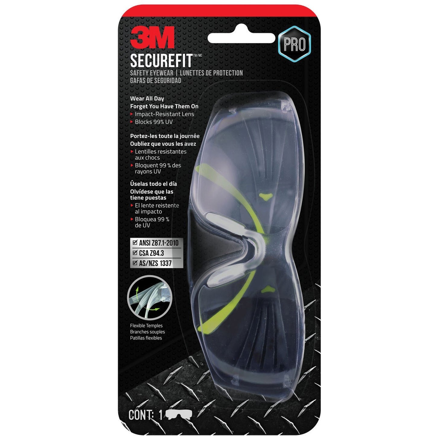 3M SecureFit Safety Eyewear