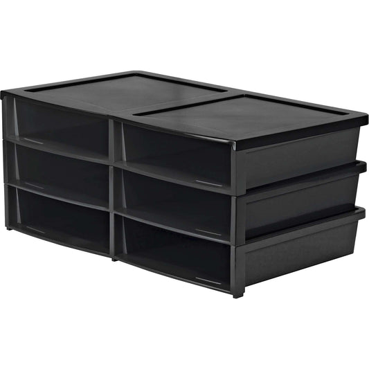 Storex 6-compartment Litreature Sorter