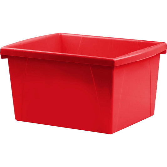 Storex Teal 4 Gallon Storage Bin