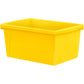 Storex 5.5 Gallon Storage Bins, Yellow