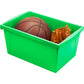 Storex 5.5 Gallon Storage Bins, Green - 61485U06C