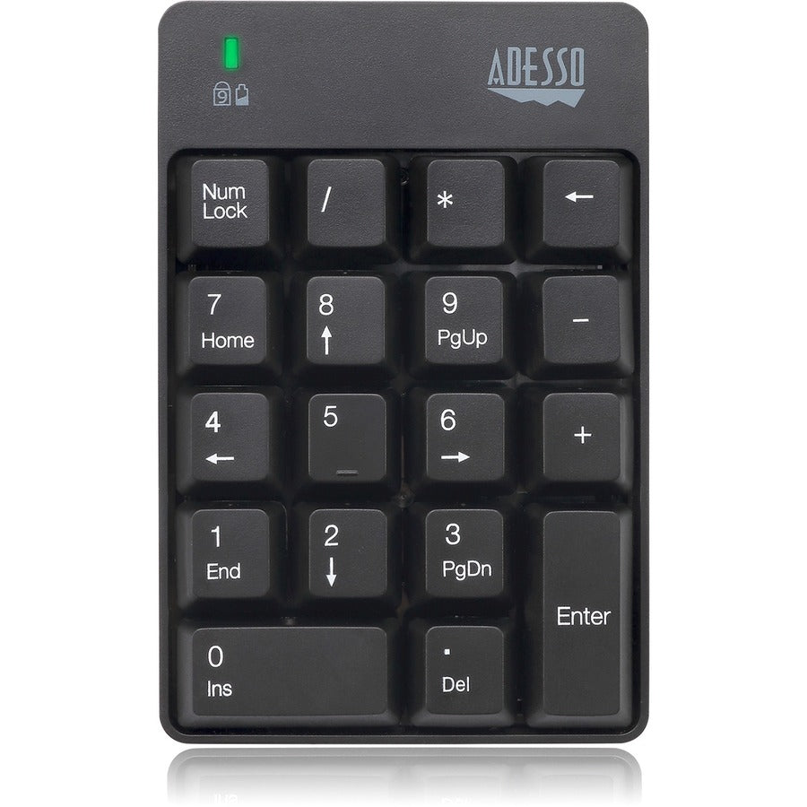 Adesso Wireless Spill Resistant Numeric Keypad - WKB-6010UB