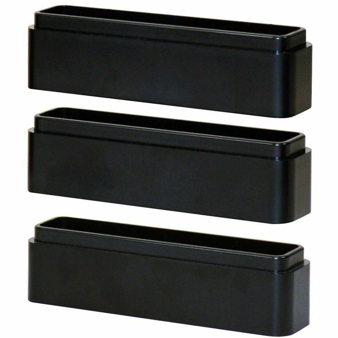 DAC&reg; Stax MP-216 Ergonomic Height-Adjustable Monitor/Laptop Riser Blocks Kit, Black