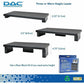 DAC&reg; Stax MP-211 Height-Adjustable Ultra-Wide Monitor/Laptop Stand, Black - 02238