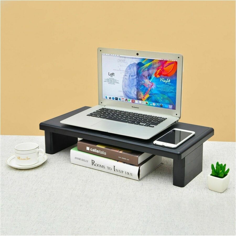 DAC&reg; Stax MP-211 Height-Adjustable Ultra-Wide Monitor/Laptop Stand, Black - 02238