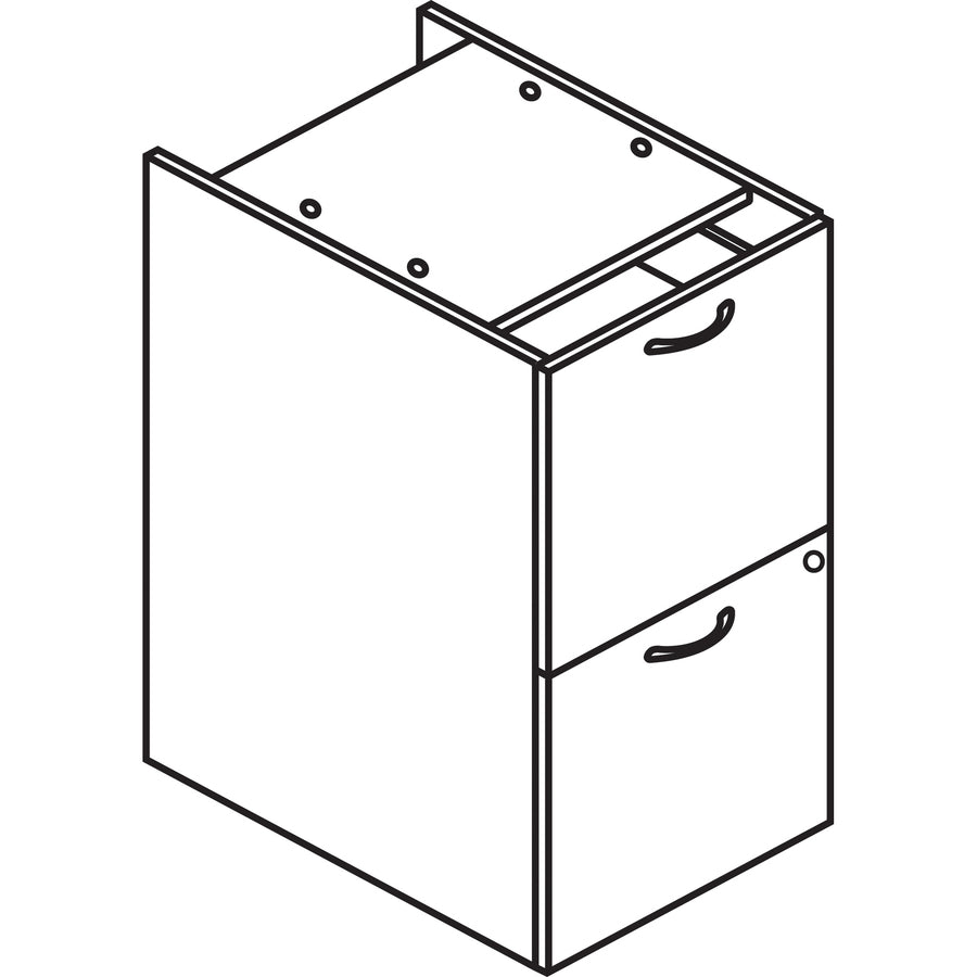 HON Foundation Pedestal File - 2-Drawer - LMFFPNC