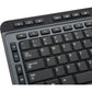 Verbatim Wireless Multimedia Keyboard and 6-Button Mouse Combo - Black - 99788