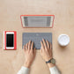 Keys-To-Go Super-Slim and Super-Light Bluetooth Keyboard for iPhone, iPad, and Apple TV - Stone - 920-008918