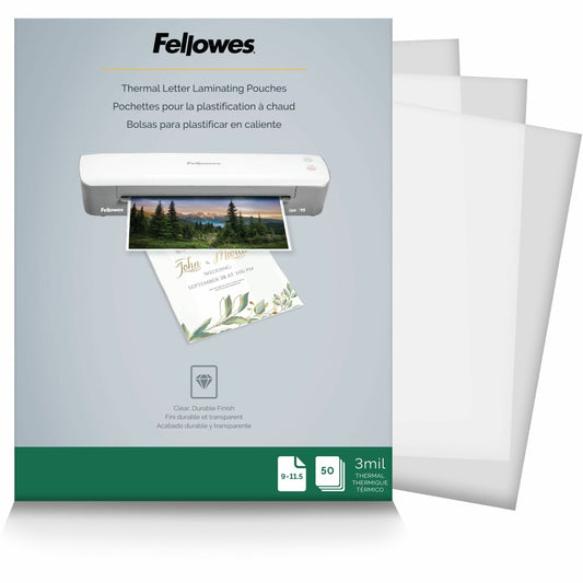 Fellowes Letter-Size Thermal Laminating Pouches