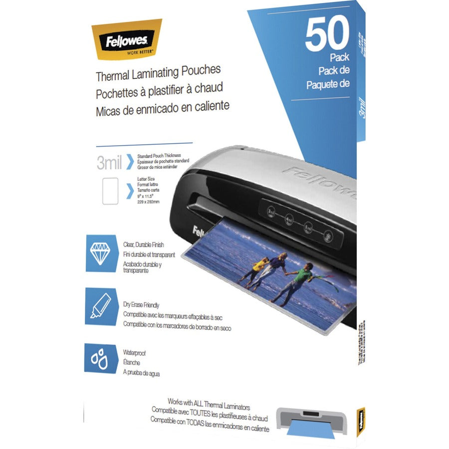 Fellowes Letter-Size Thermal Laminating Pouches - 5744301