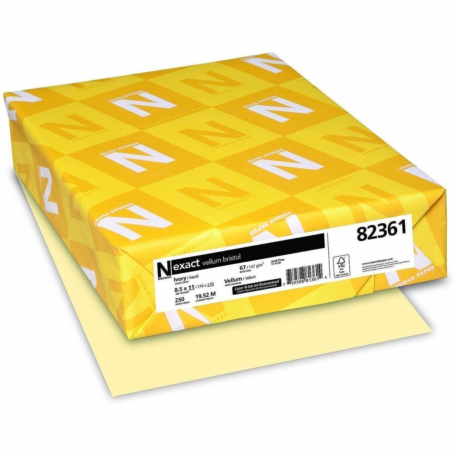 Exact Vellum Bristol Paper - Ivory