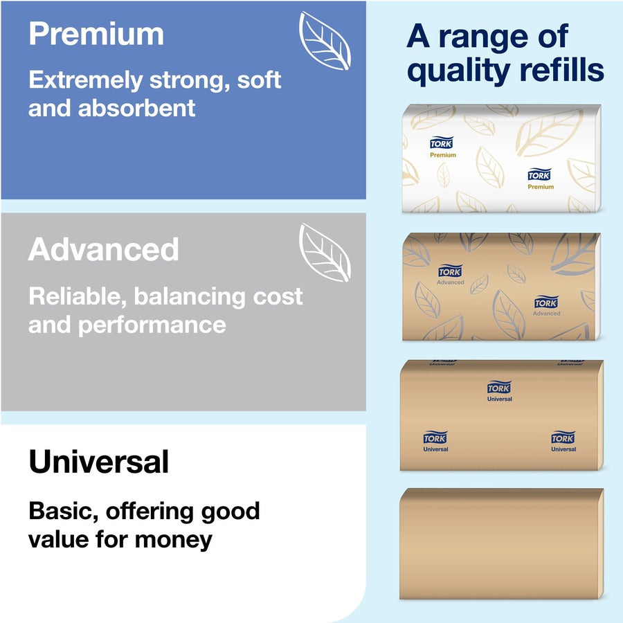 TORK Multifold/C-Fold Hand Towel Dispenser Smoke H2/H25 - 73TR