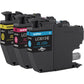 Brother LC30133PKS Original High Yield Inkjet Ink Cartridge - Tri-pack - Cyan, Magenta, Yellow - 2 / Pack - LC30133PKS
