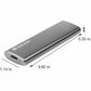 Verbatim Vx500 120 GB Solid State Drive - External - Graphite - 47441