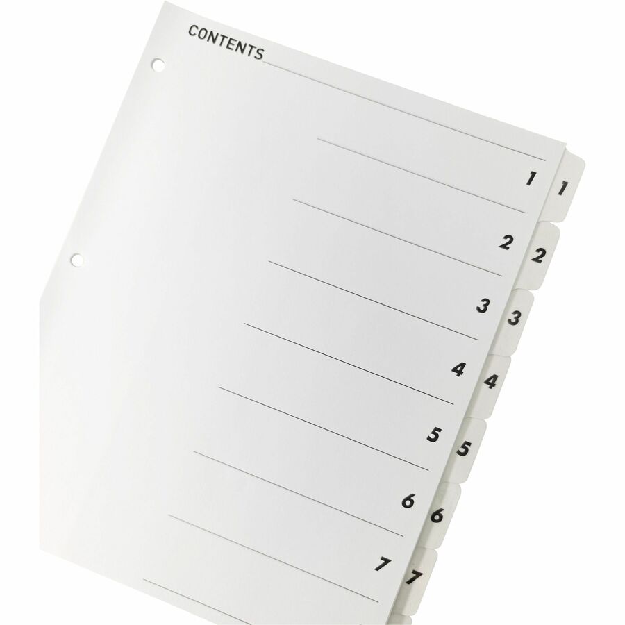 Business Source Table of Content Quick Index Dividers - 05853