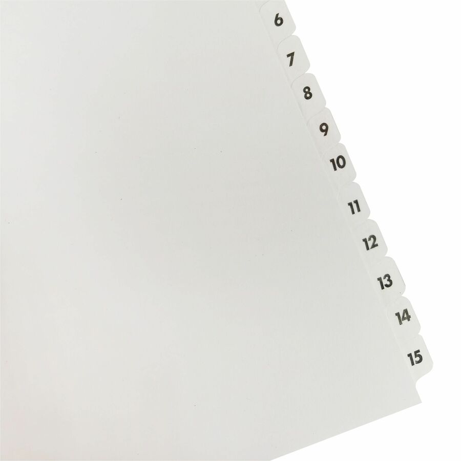 Business Source Table of Content Quick Index Dividers - 05857