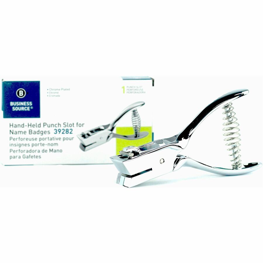 Business Source Handheld 15mm Slot Punch - 39282