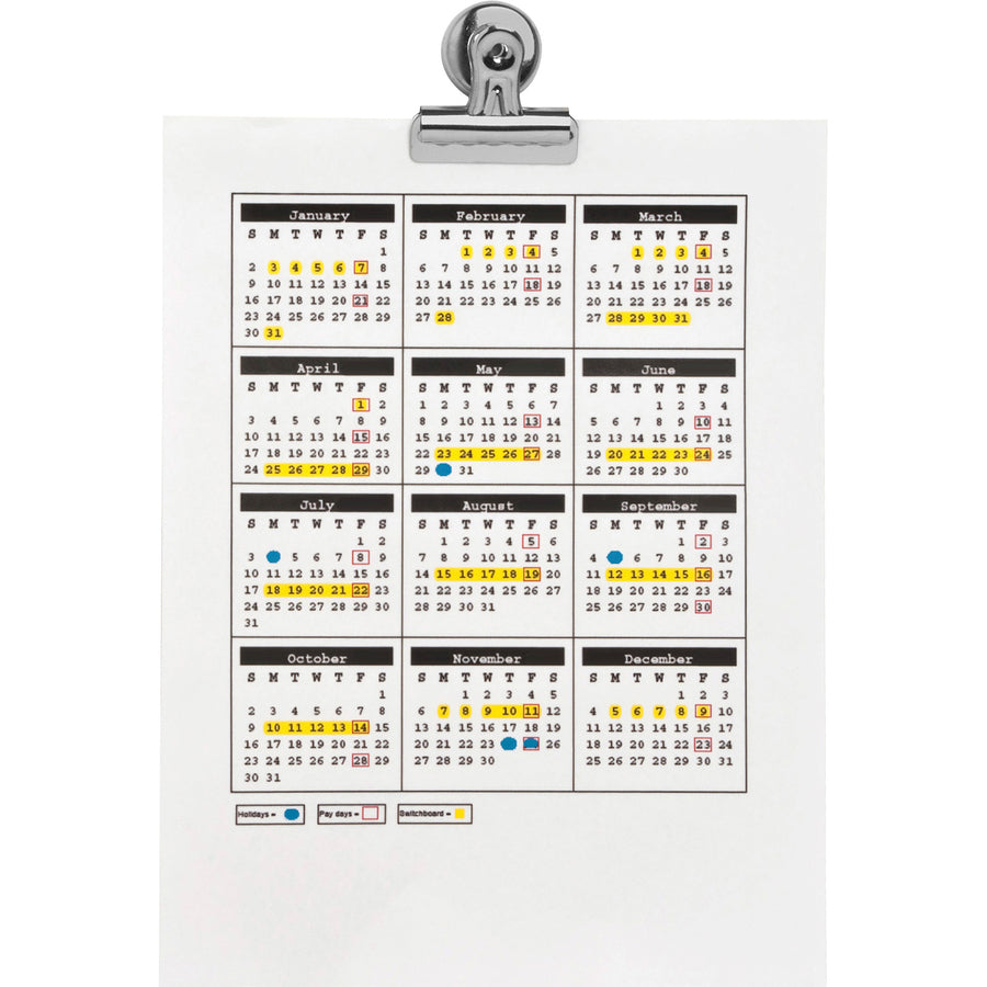 Business Source Magnetic Grip Clips Pack - 58507