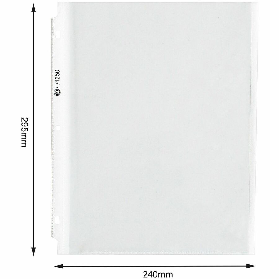 Business Source Heavy-duty Sheet Protectors - 74250