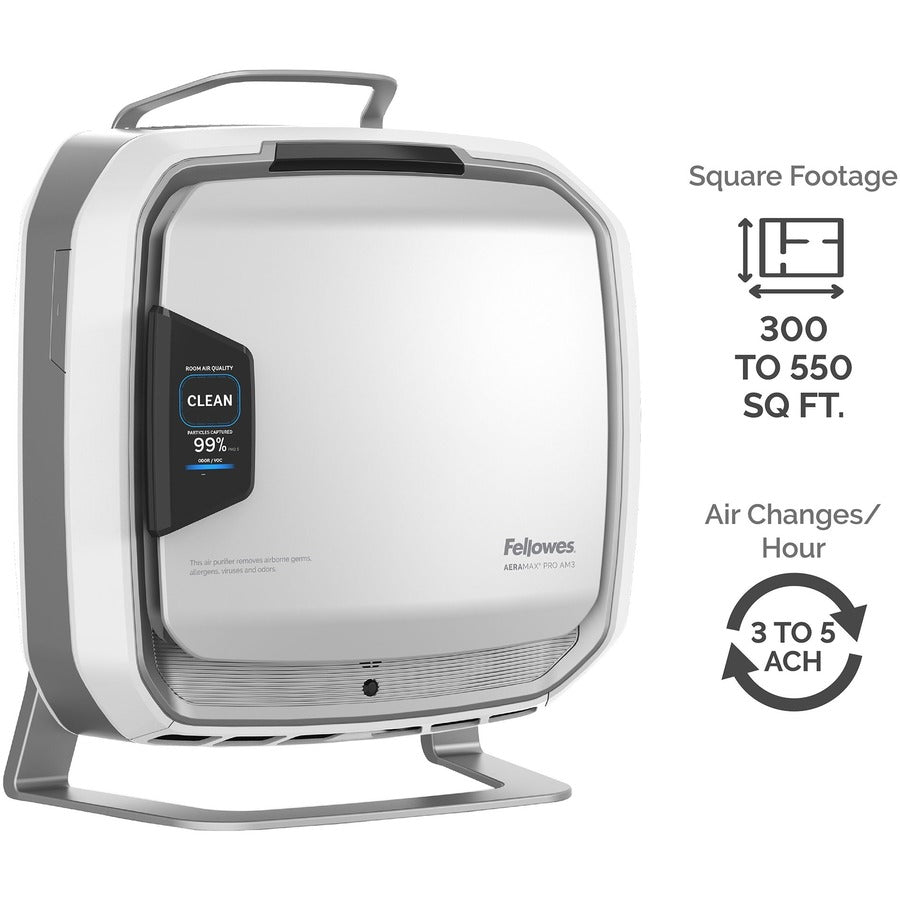 AeraMax Pro AM3S PC Air Purifier - PlasmaTrue, True HEPA - 300-550 Sq. ft.- Stainless - 9573201