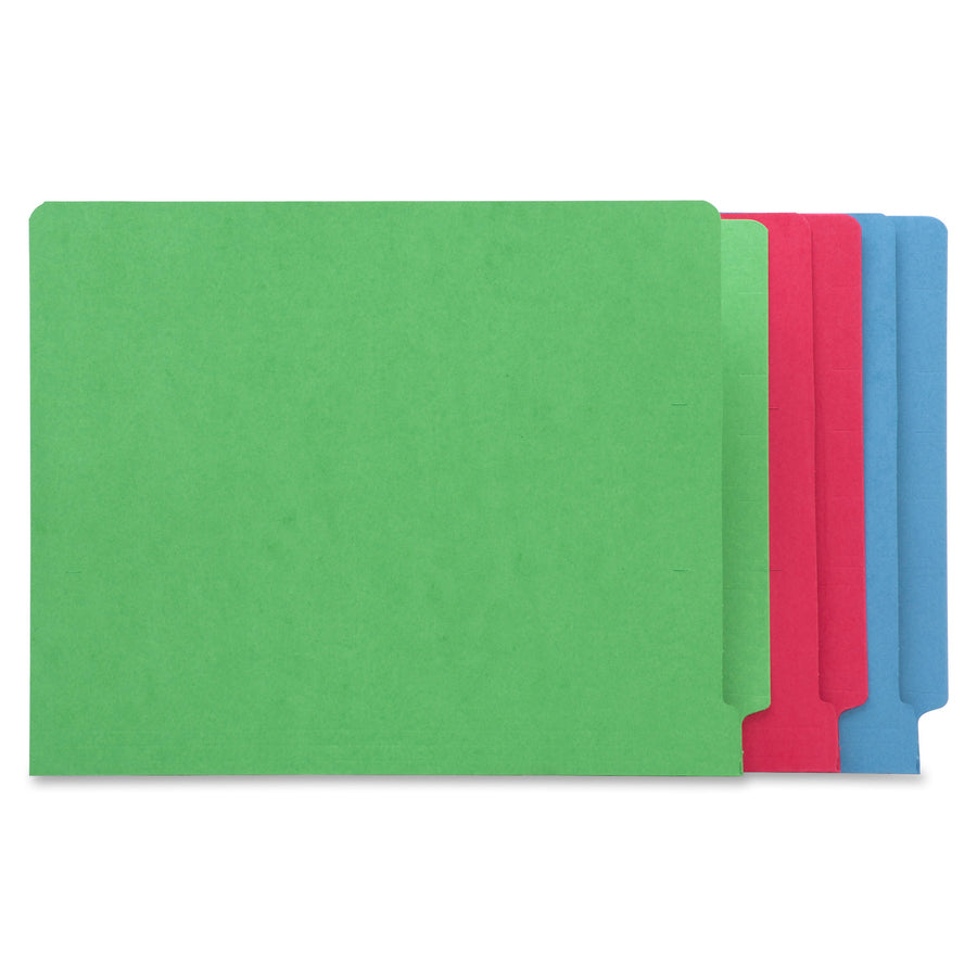 Business Source Coloured 2-Ply Tab Fastener Folders - 17242