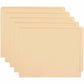 Business Source Straight Tab Cut Letter Recycled Fastener Folder