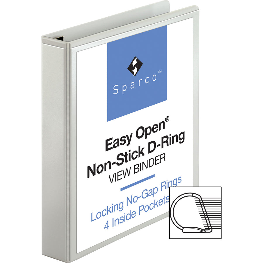 Business Source Locking D-Ring View Binder - 26957