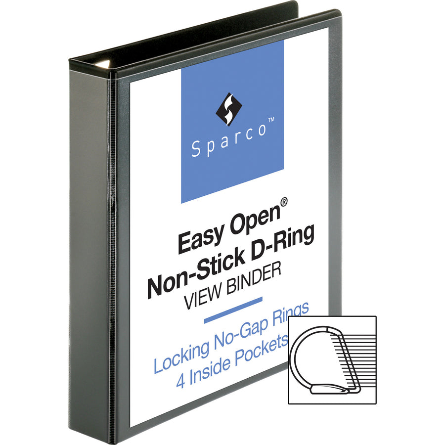 Business Source Locking D-Ring View Binder - 26958