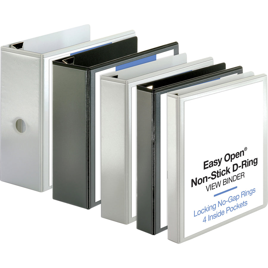 Business Source Locking D-Ring View Binder - 26963