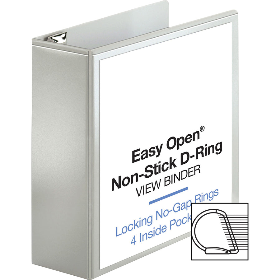 Business Source Locking D-Ring View Binder - 26963