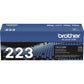 Brother TN-223BK Original Standard Yield Laser Toner Cartridge - Black - 1 Each - TN223BK