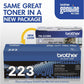 Brother TN-223BK Original Standard Yield Laser Toner Cartridge - Black - 1 Each - TN223BK