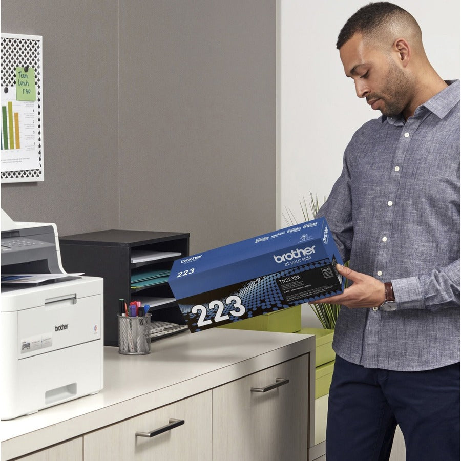 Brother TN-223BK Original Standard Yield Laser Toner Cartridge - Black - 1 Each - TN223BK
