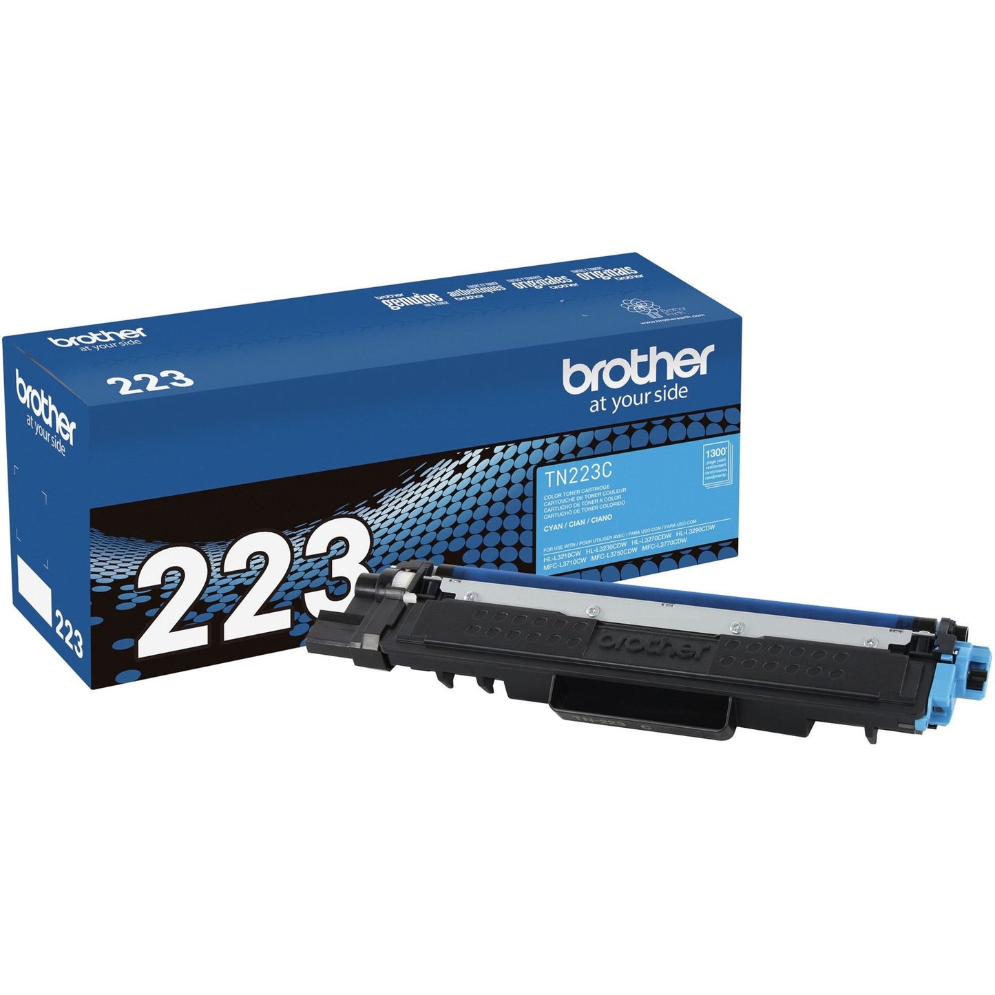 Brother TN-223C Original Standard Yield Laser Toner Cartridge - Cyan - 1 Each
