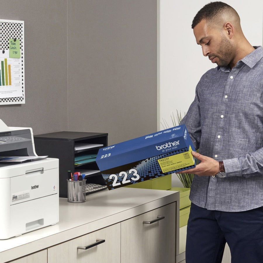 Brother TN-223Y Original Standard Yield Laser Toner Cartridge - Yellow - 1 Each - TN223Y