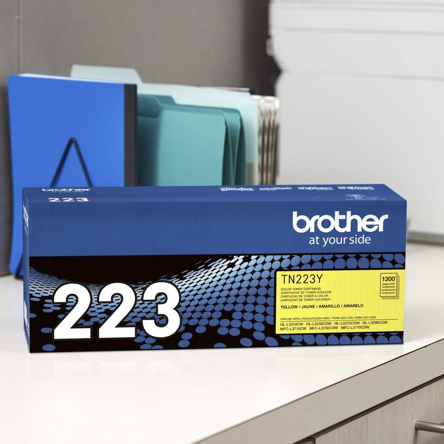 Brother TN-223Y Original Standard Yield Laser Toner Cartridge - Yellow - 1 Each - TN223Y