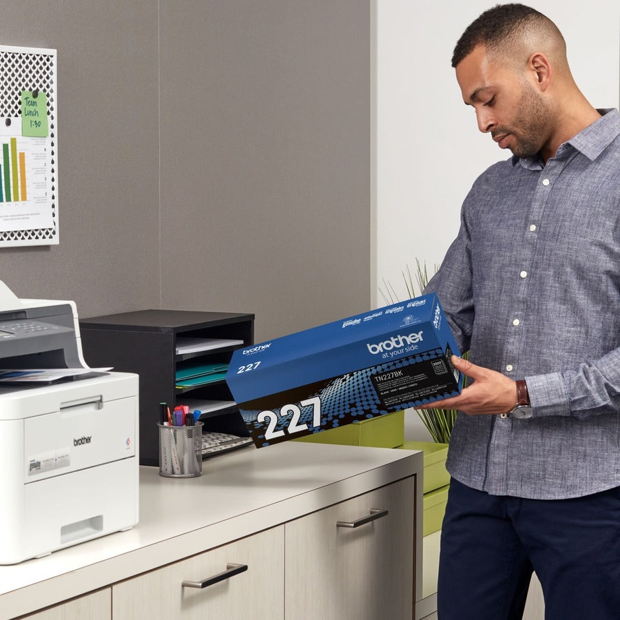 Brother TN-227BK Original High Yield Laser Toner Cartridge - Black - 1 Each - TN227BK