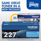 Brother TN-227C Original High Yield Laser Toner Cartridge - Cyan - 1 Each - TN227C
