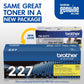 Brother TN-227Y Original High Yield Laser Toner Cartridge - Yellow - 1 Each - TN227Y