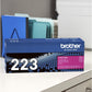 Brother TN-223M Original Standard Yield Laser Toner Cartridge - Magenta - 1 Each - TN223M