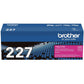 Brother TN-227M Original High Yield Laser Toner Cartridge - Magenta - 1 Each - TN227M