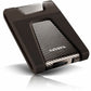Adata DashDrive Durable HD650 4 TB Portable Hard Drive - External - Black - AHD650-4TU31-CBK