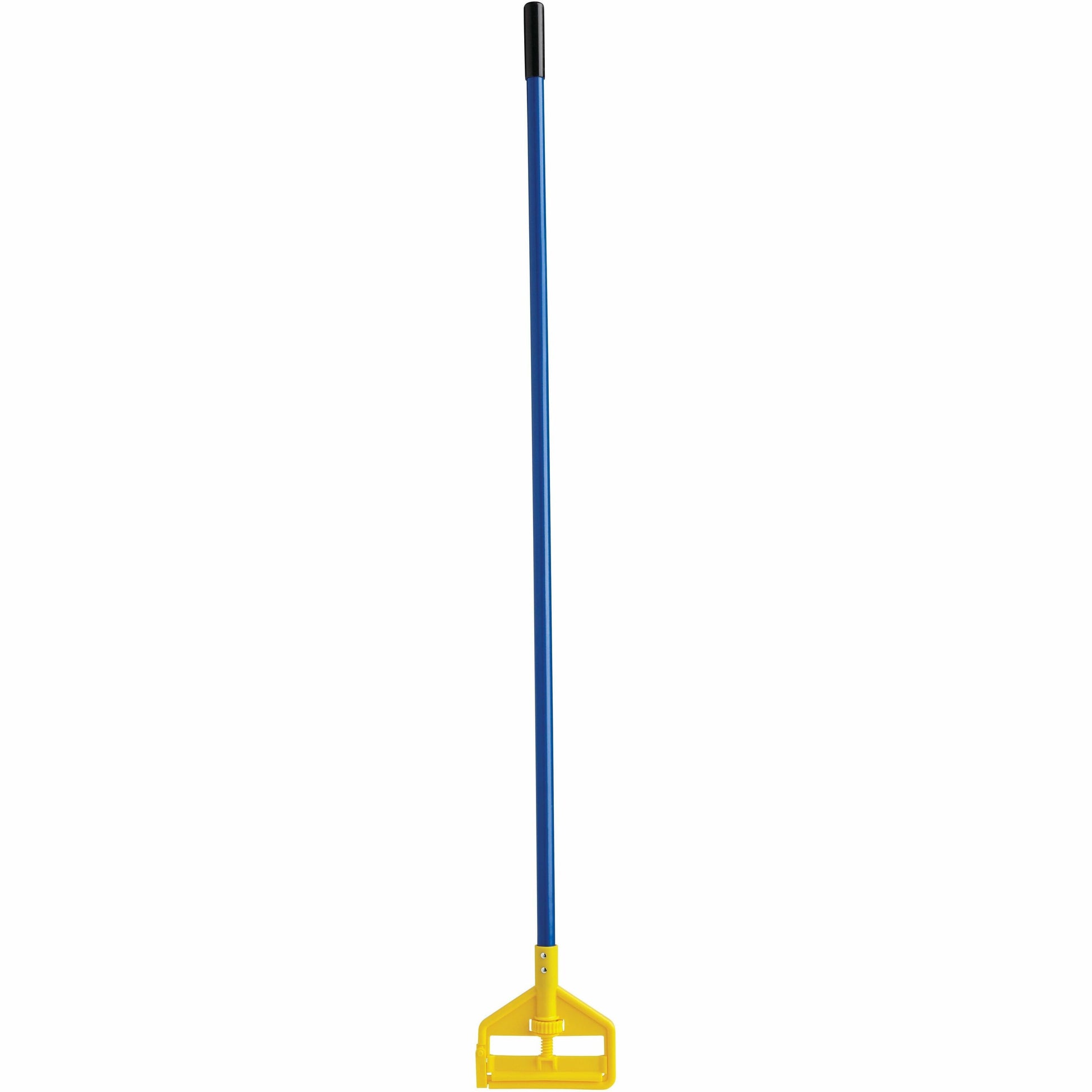Rubbermaid Commercial Invader 60" Side-Gate Wet Mop Handle, Fiberglass Handle, Blue