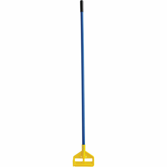 Rubbermaid Commercial Invader 60" Side-Gate Wet Mop Handle, Fiberglass Handle, Blue