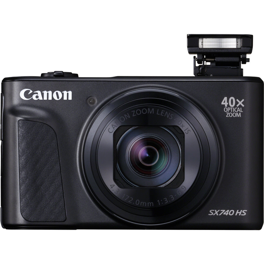 Canon PowerShot SX740 HS 20.3 Megapixel Compact Camera - Black - 2955C001